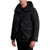 image:imageKARL LAGERFELD Mens Long Sleeve Four Front Pockets Wool Blend Hooded JacketBlack