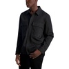 image:imageKARL LAGERFELD Mens Long Sleeve Twill Check JacketBlack