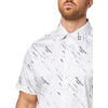 image:imageKARL LAGERFELD Mens Long Sleeve Woven Slub Collared ShirtWhite