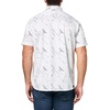 image:imageKARL LAGERFELD Mens Long Sleeve Woven Slub Collared ShirtWhite