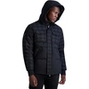 image:imageKARL LAGERFELD Mens Plaid Hooded Down JacketPuffer BlackGrey