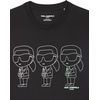 image:imageKARL LAGERFELD Mens Pullover Short Sleeve Karl Trio Graphic TShirtBlack