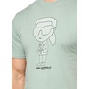 image:imageKARL LAGERFELD Mens Short Sleeve Crewneck Graphic Design TShirtSage