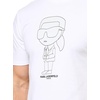 image:imageKARL LAGERFELD Mens Short Sleeve Crewneck Graphic Design TShirtWhite
