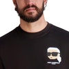 image:imageKARL LAGERFELD Mens Short Sleeve Logo Crewneck Graphic Design TShirtBlack