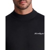 image:imageKARL LAGERFELD Mens Signature Logo Crew Neck Wool Blend SweaterBlack