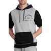 image:imageKARL LAGERFELD Mens Soft Color Block HoodieBlackGrey