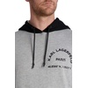 image:imageKARL LAGERFELD Mens Soft Color Block HoodieBlackGrey