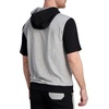 image:imageKARL LAGERFELD Mens Soft Color Block HoodieBlackGrey
