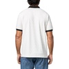 image:imageKARL LAGERFELD Mens Straight Collar Chest Logo 14 Zip Collared PoloWhite