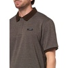 image:imageKARL LAGERFELD Mens Straight Collar Chest Logo Textured Short Sleeve PoloBlack