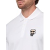 image:imageKARL LAGERFELD Mens Straight Collar Karl Graphic Short Sleeve Basic PoloBrnBlk