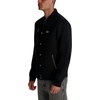 image:imageKARL LAGERFELD Mens Textured Bomber With Zipper PocketsBlack