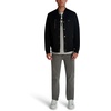 image:imageKARL LAGERFELD Mens Textured Bomber With Zipper PocketsBlack
