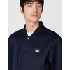 image:imageKARL LAGERFELD Mens Textured Bomber With Zipper PocketsNavy