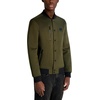 image:imageKARL LAGERFELD Mens Textured Bomber With Zipper PocketsOlive