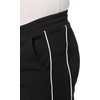 image:imageKARL LAGERFELD Mens Track Pant Scuba Contrast Piping PantBlack