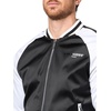 image:imageKARL LAGERFELD Mens Zip Front Bomber Style Pocket JacketBlackWhite