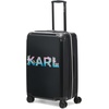 image:imageKARL LAGERFELD Paris Flowers 25 Upright Luggage BlackBlack