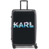 image:imageKARL LAGERFELD Paris Flowers 25 Upright Luggage BlackBlack