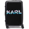 image:imageKARL LAGERFELD Paris Flowers 25 Upright Luggage BlackBlack
