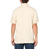 image:imageKARL LAGERFELD Paris Mens Button Front Collared Short Sleeve Woven DressNatural