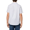 image:imageKARL LAGERFELD Paris Mens Button Front Collared Short Sleeve Woven DressWhiteBlue