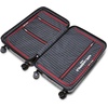 image:imageKARL LAGERFELD Paris Unisex Luggage SuitcaseBlackGreyLargeBlackGrey