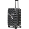 image:imageKARL LAGERFELD Paris Unisex Luggage SuitcaseBlackGreyLargeBlackGrey