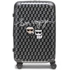 image:imageKARL LAGERFELD Paris Unisex Luggage SuitcaseBlackGreyLargeBlackGrey