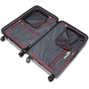 image:imageKARL LAGERFELD Paris Unisex Luggage SuitcaseBlackGreyLargeBlackGrey