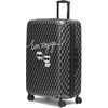 image:imageKARL LAGERFELD Paris Unisex Luggage SuitcaseBlackGreyLargeBlackGrey