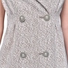 image:imageKARL LAGERFELD Paris Womens Abstract Jacquard Collared Sleeveless Blazer DressTruffle  Soft White