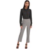 image:imageKARL LAGERFELD Paris Womens Collared RuffleFront Button Up BlouseBlack