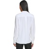 image:imageKARL LAGERFELD Paris Womens Collared RuffleFront Button Up BlouseSoft White