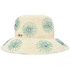 image:imageKARL LAGERFELD Paris Womens Floral Crochet Straw Sunhat Ivory One Size