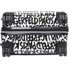 image:imageKARL LAGERFELD Paris Womens Logo Explosion Upright Hardside Suitcase Multi LargeBlackWhite