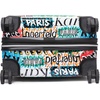 image:imageKARL LAGERFELD Paris Womens Logo Explosion Upright Hardside Suitcase Multi LargeMulti