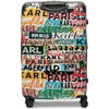 image:imageKARL LAGERFELD Paris Womens Logo Explosion Upright Hardside Suitcase Multi LargeMulti