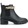 image:imageKARL LAGERFELD Paris Womens Lug Bottom Pierson Mid Shaft BootsBlack