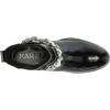 image:imageKARL LAGERFELD Paris Womens Lug Bottom Pierson Mid Shaft BootsDeep Black