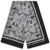 image:imageKARL LAGERFELD Paris Womens Sketched Chiffon Lightweight Scarf Black One Size