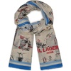 image:imageKARL LAGERFELD Paris Womens Spring Studio Lightweight Oversized Scarf Bisque One Size
