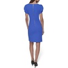 image:imageKARL LAGERFELD Short Ruched Sleeve Jewel Neck Sheath Mini DressElectric Indigo