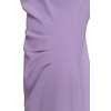 image:imageKARL LAGERFELD Short Ruched Sleeve Jewel Neck Sheath Mini DressIris