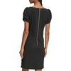 image:imageKARL LAGERFELD Short Ruched Sleeve Jewel Neck Sheath Mini DressMidnight Black