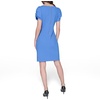 image:imageKARL LAGERFELD Short Ruched Sleeve Jewel Neck Sheath Mini DressPalace Blue