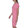 image:imageKARL LAGERFELD Short Ruched Sleeve Jewel Neck Sheath Mini DressPink Sherbert