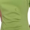 image:imageKARL LAGERFELD Short Ruched Sleeve Jewel Neck Sheath Mini DressSnap Pea