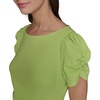 image:imageKARL LAGERFELD Short Ruched Sleeve Jewel Neck Sheath Mini DressSnap Pea